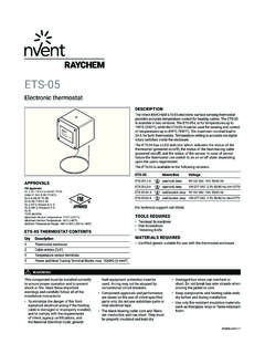 ETS-05 ElEctronic thErmostat