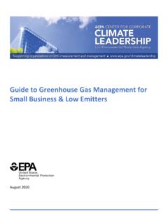 Guide to Greenhouse Gas Management for Small Business …