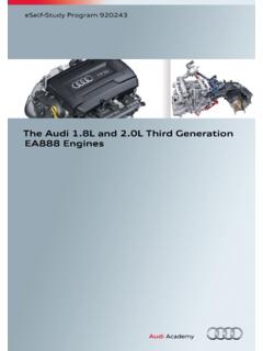 The Audi 1.8L and 2.0L Third Generation EA888 Engines