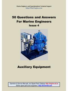 50 Questions and Answers For Marine Engineers