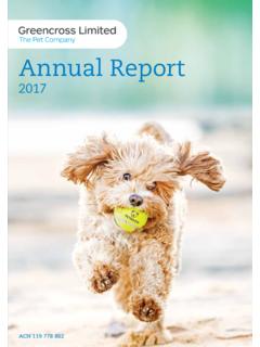 Annual Report - Greencross Limited
