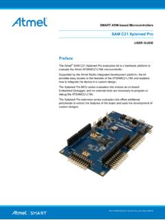 SAM C21 Xplained Pro - Microchip Technology