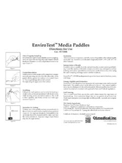 EnviroTest Media Paddles - QI Medical, Inc
