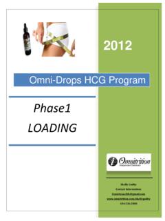 Omni-Drops HCG Program - Lose Weight using …