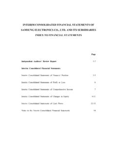 INTERIM CONSOLIDATED FINANCIAL STATEMENTS OF …