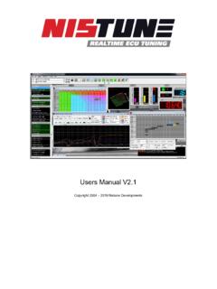 Users Manual V1 - Nistune
