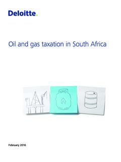 Oil and gas taxation in South Africa - Deloitte