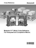 Modutrol IV™ Motor Cross Reference For Honeywell and ...