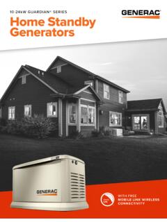 Home Standby Generators - Generac Power Systems