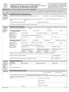 Certificate of Decree of Adoption 8-04 - Missouri