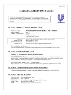 MATERIAL SAFETY DATA SHEET - MIT