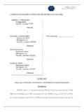 UNITED STATES DISTRICT COURT FOR THE DISTRICT OF …