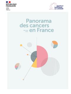 &#201;DITION - Institut National Du Cancer