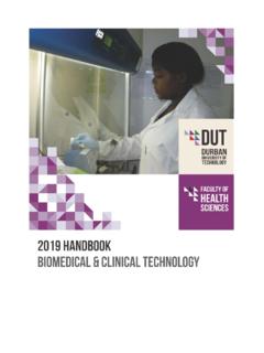 HANDBOOK FOR 2018 - Durban University of …