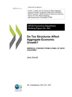 Growth? Aggregate Economic Do Tax Structures Affect
