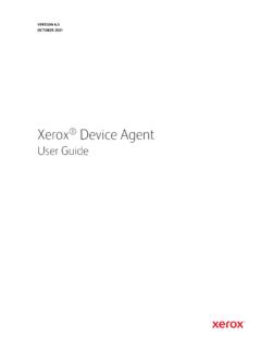 Xerox Device Agent