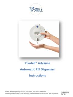 Pivotell&#174; Advance Automatic Pill Dispenser …