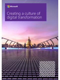 Creating a culture of digital transformation