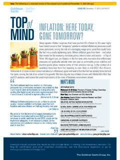 Global Macro Research TOP INFLATION: HERE TODAY, MIND …