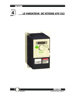 SYMPACT 4 LE VARIATEUR DE VITESSE ATV 312 - …