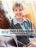 2018 Health &amp; Wellness Coach Certifying Examination