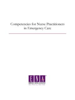 Competencies for Nurse Practitioners in …