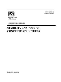 STABILITY ANALYSIS OF CONCRETE STRUCTURES