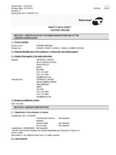 SAFETY DATA SHEET COPPER GREASE - Farnell …