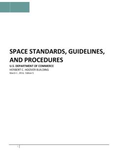 SPACE STANDARDS, GUIDELINES, AND PROCEDURES