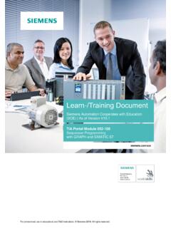 Learn /Training Document - siemens.com Global Website
