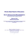 Illinois graduation requirements 105 ILCS 5/27-22, 27-22 ...