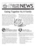 JANUARY Eating Together As A Family - Color Me Healthy