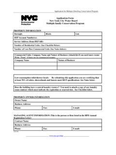 Application Form New York City Water Board …
