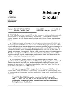 Advisory U.S. Department of Transportation Circular
