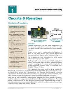 Circuits &amp; Resistors - Learn About Electronics
