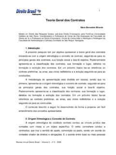 Teoria Geral dos Contratos - direitobrasil.adv.br