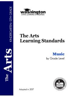 Music Learning Standards - k12.wa.us