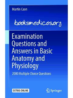 Examination Questions and Answers in Basic Anatomy and ...