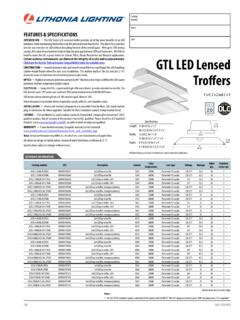 GTL LED Lensed Troffers