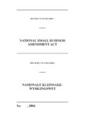 NATIONAL SMALL BUSINESS AMENDMENT ACT