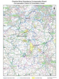 Cheshire Brine Subsidence Compensation Board …
