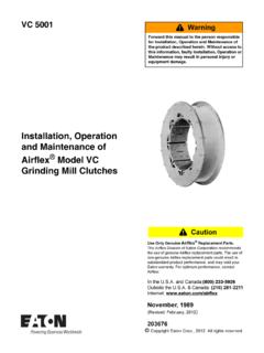 Installation, Operation and Maintenance of Airflex …