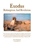 Exodus From Egypt Bible Class Book - padfield.com