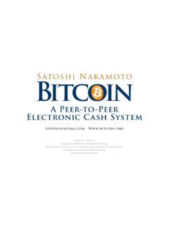 A Peer-to-Peer Electronic Cash System