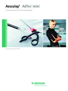 Aesculap AdTec mini - Endoscopy Catalog