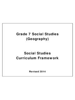 Social Studies Grade 7 - State Board of Education
