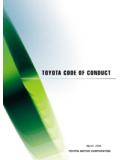 Toyota Codo of Conduct
