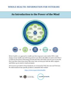 An Introduction to the Power of the Mind - Veterans Affairs