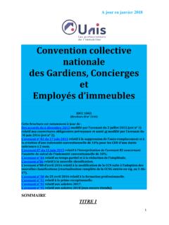 Convention collective nationale des Gardiens, Concierges et