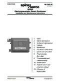 SP500 Electropneumatic Smart Positioner - Spirax …